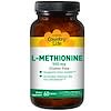 L-Methionine, 500 mg, 60 Tablets