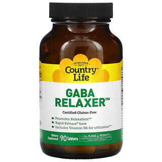 Country Life, GABA Relaxer, 90 Comprimidos