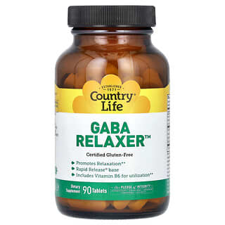 Country Life, GABA Relaxer, 90 tabletek