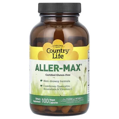 Country Life, Aller-Max, 100 Vegetarian Capsules
