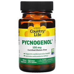 Country Life, Pycnogenol, 100 mg, 30 vegane Kapseln