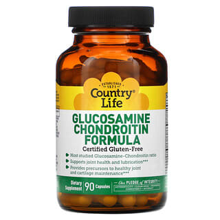 Country Life, Formule glucosamine et chondroïtine, 90 Gélules