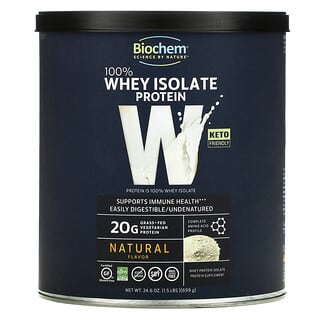Biochem, 100% Proteína Whey Isolada, Natural, 699 g (24,6 oz)
