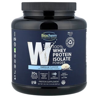 Biochem, 100 % isolat de protéines de lactosérum, vanille, 857 g