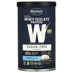 Biochem, 100% Whey Isolate Protein , Sugar Free, Vanilla, 11.8 oz (336 g)
