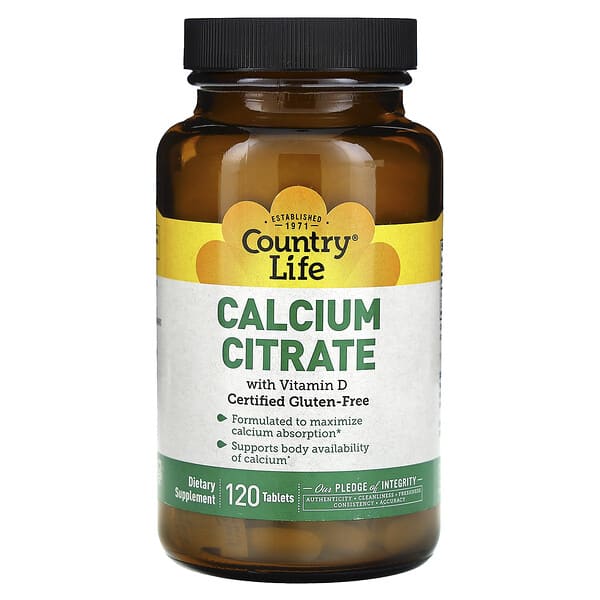 Calcium Citrate with Vitamin D, 120 Tablets