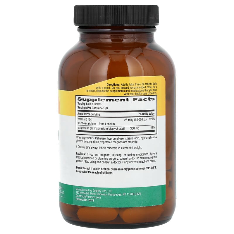 High Absorption Dual Action Magnesium Glycinate, 90 Tablets