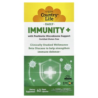 Country Life, Daily, Immunity+, 60 Vegan Capsules