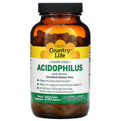 Country Life, Acidophilus with Pectin, 250 Vegan Capsules