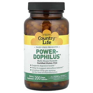 Country Life, Power-Dophilus®, 200 Vegan Capsules