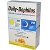 Daily-Dophilus, полная система пробиотиков для приёма утром/вечером, 112 капсул в растительной оболочке