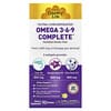 Omega 3-6-9 Complete, Formule ultraconcentrée, Arôme naturel de citron, 90 capsules à enveloppe molle