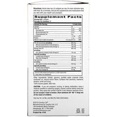 Country Life, Omega 3-6-9 Complete, Ultraconcentrado, Limón natural, 180 cápsulas blandas