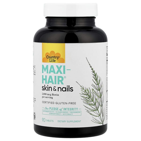 Country Life, Maxi-Hair®, Skin & Nails, 90 Tablets