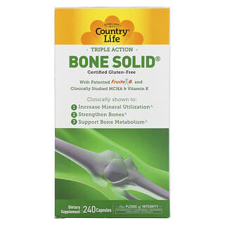 Country Life, Triple Action Bone Solid, 240 капсул