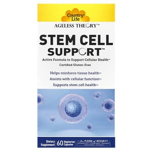Country Life, Ageless Theory, Stem Cell Support, Unterstützung der Stammzellen, 60 pflanzliche Kapseln