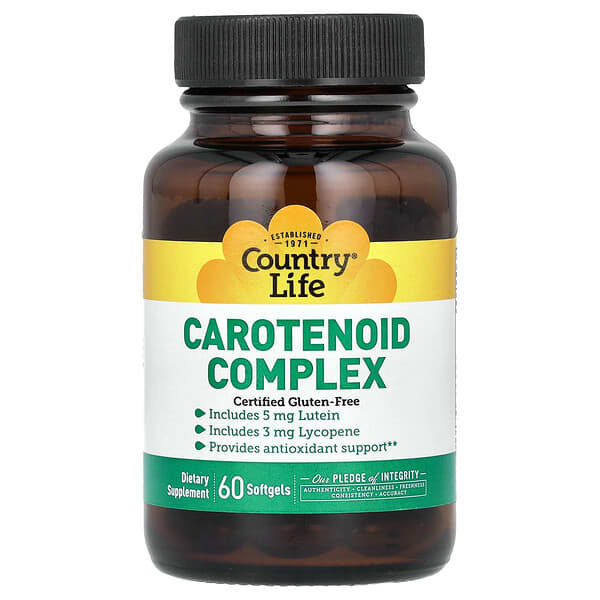 Country Life Carotenoid Complex, 60 Softgels