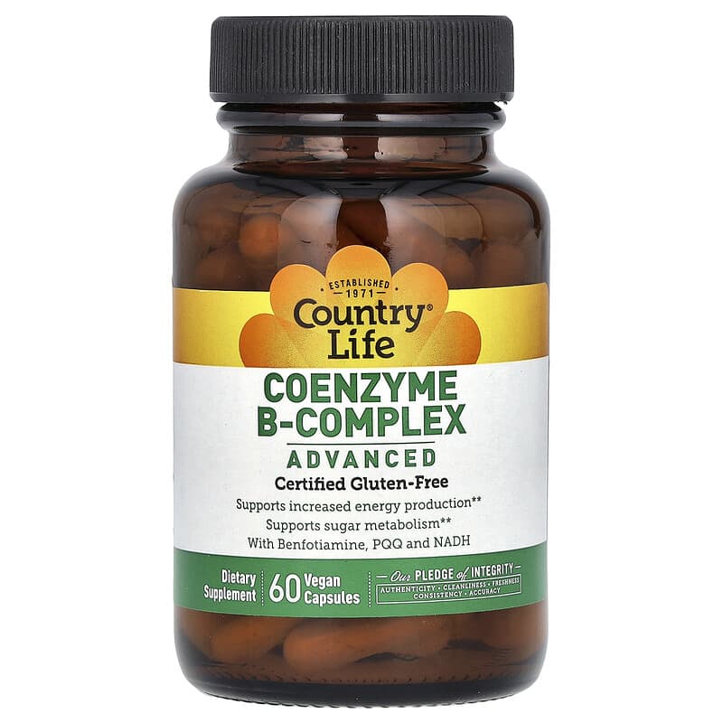 Coenzyme B-Complex, Advanced, 60 Vegan Capsules
