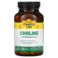 Country Life, Choline, Cholin, 100 Tabletten