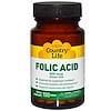 Folic Acid, 800 mcg, 100 Tablets