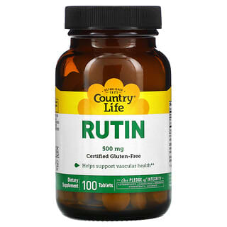 Country Life, Rutina, 500 mg, 100 tabletes