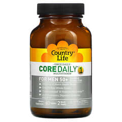 Country Life, Core Daily-1, For Men 50+, 60 Tablets