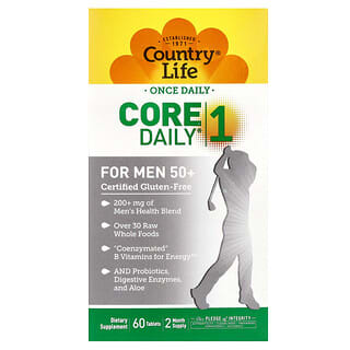 Country Life, Core Daily-1, Pour les hommes de 50 ans et plus, 60 comprimés