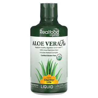 Country Life, Realfood Organics, Aloe Vera Plus, 32 fl oz (944 ml)