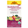 Realfood Organics, 여성용 종합비타민, 삼키기 쉬운 정제 60정