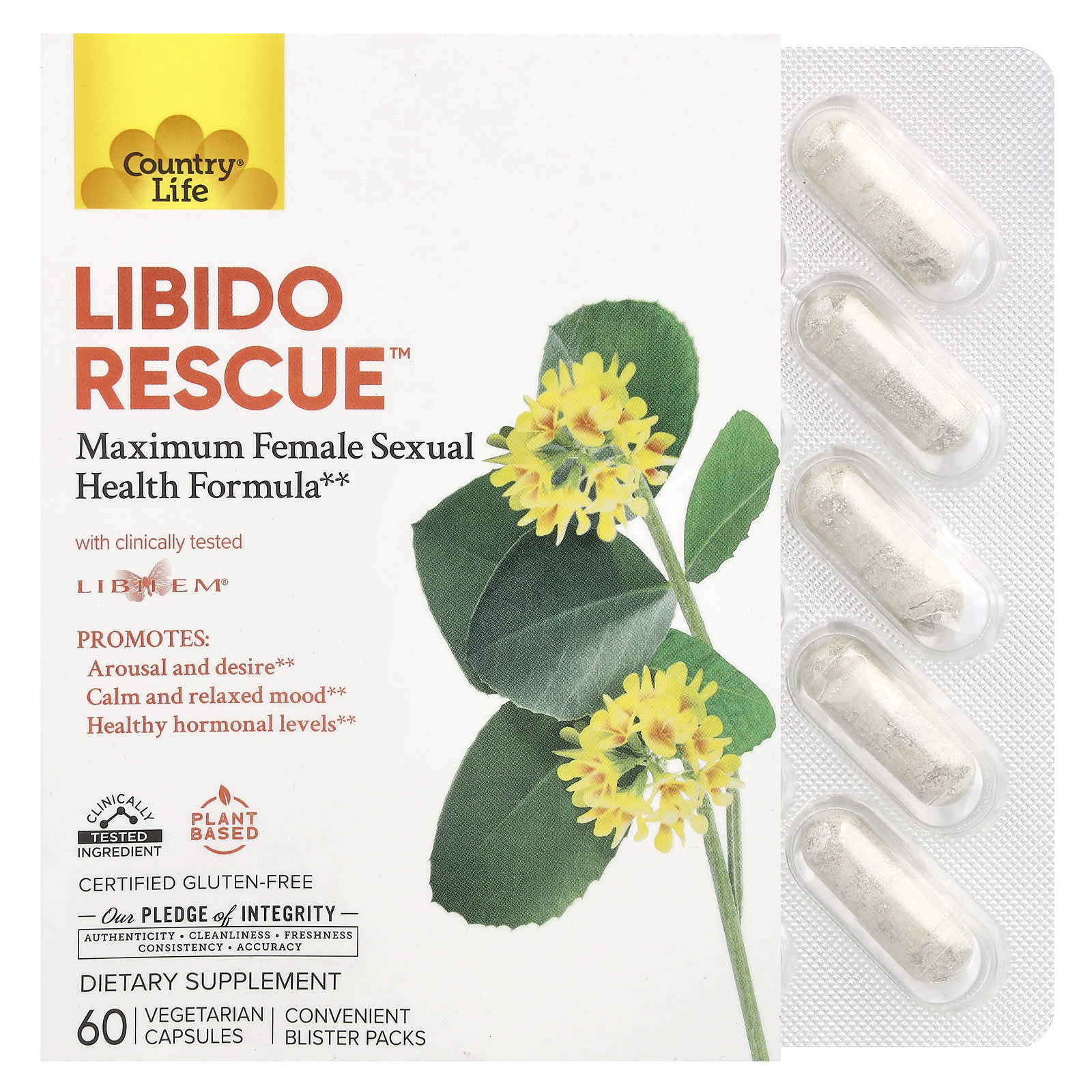 Libido Rescue™、ベジカプセル60粒