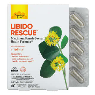 Country Life, Libido Rescue, 60 capsules végétariennes