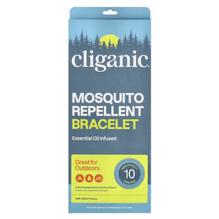 Cliganic, Pulsera repelente de mosquitos, paquete de 10