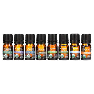 Cliganic, Ätherische Öle, Aromatherapie-Set, 8-teiliges Set