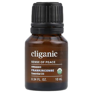 Cliganic, Sense of Peace™, Organic Frankincense Essential Oil, 0.34 fl oz (10 ml)