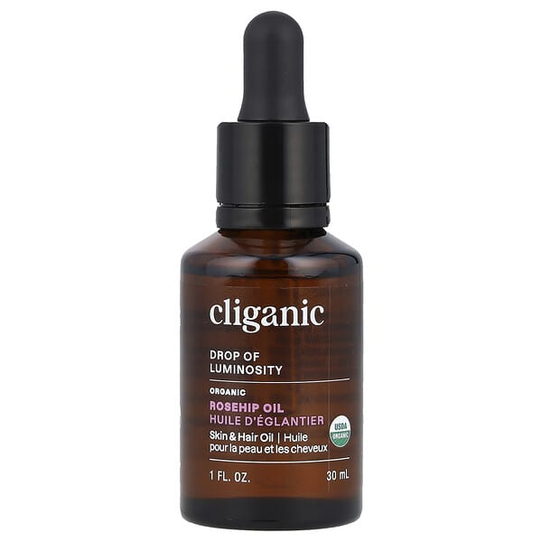 Cliganic, 有機玫瑰果油，1 盎司（30 毫升）