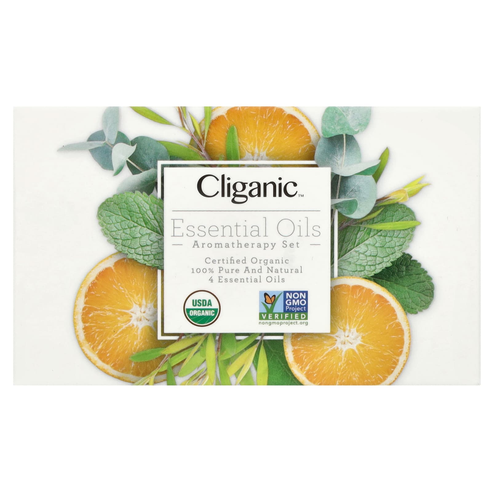 Cliganic, 100 Pure and Natural Essential Oils, Aromatherapy Set, 4