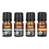 100% Pure and Natural Essential Oils, Aromatherapy Set, 4 Piece Set