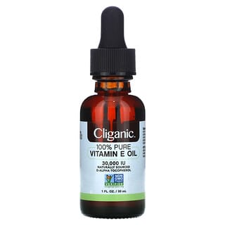 Cliganic, Óleo de Vitamina E 100% Puro e Natural, 30.000 UI, 30 ml (1 fl oz)