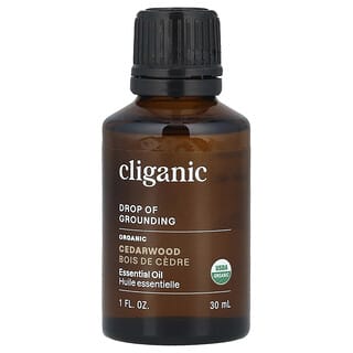 Cliganic, Óleo Essencial 100% Puro, Óleo de Cedro, 30 ml (1 fl oz)