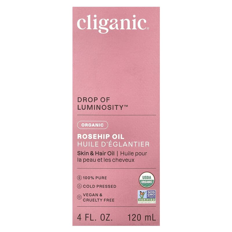Drop of Luminosity™, Organic Rosehip Oil, 4 fl oz (120 ml)