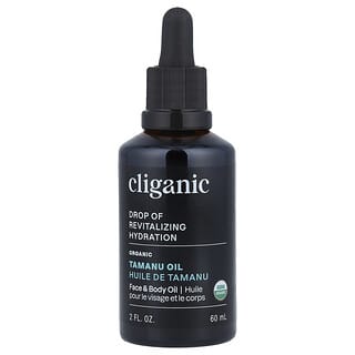 Cliganic, 100% Puro e Natural, Óleo de Tamanu Orgânico, 60 ml (2 fl oz)