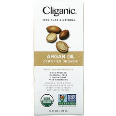 Cliganic, Aceite de argán orgánico, 473 ml (16 oz. Líq.)