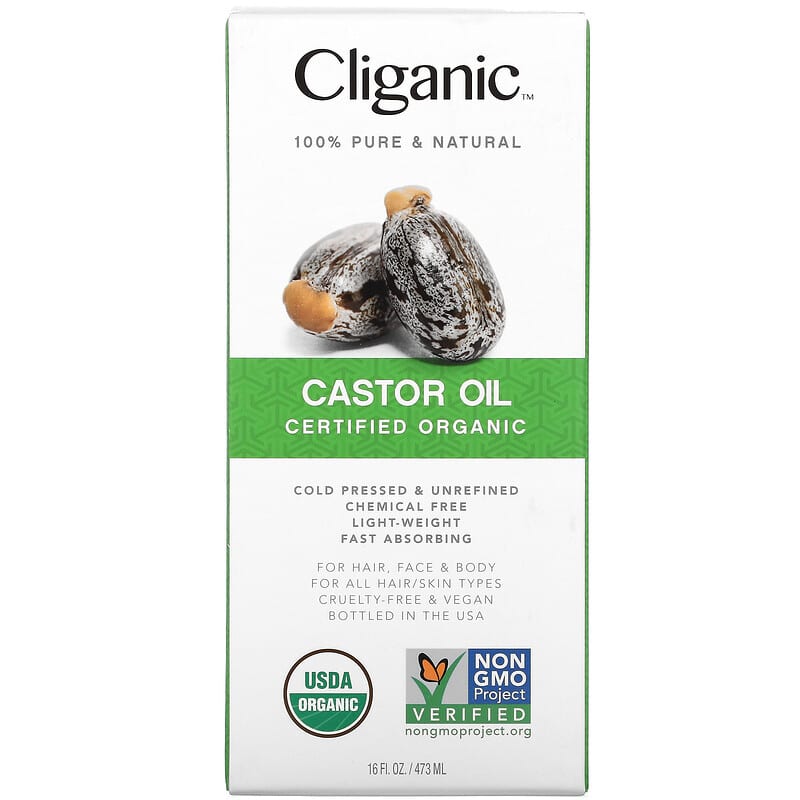 Cliganic Organic Castor Oil -- 16 fl oz - Vitacost