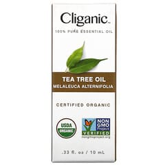 Cliganic, 100% reines ätherisches Öl, Teebaum, 10 ml (0,33 fl. oz.)