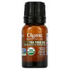 Cliganic, 100% чиста ефірна олія чайного дерева, 0,33 рідкої унції (10 мл)