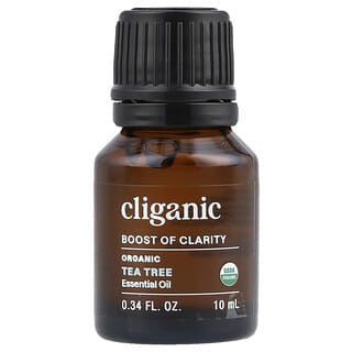 Cliganic, Óleo Essencial 100% Puro, Melaleuca, 10 ml (0,33 fl oz)