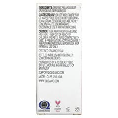 Cliganic, 100％ピュアエッセンシャルオイル、ゼラニウム、10ml（0.33液量オンス）
