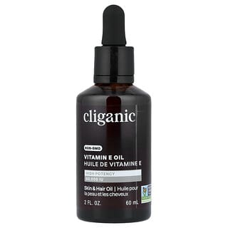Cliganic, Aceite de vitamina E 100 % pura, 60.000 UI, 60 ml (2 oz. líq.)