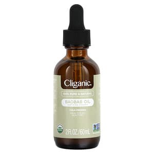 Cliganic, Aceite de baobab 100% puro y natural, 60 ml (2 oz. Líq.)'