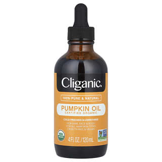 Cliganic, 유기농 호박 오일, 120ml(4fl oz)